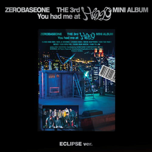 〔 Standard 〕 ZEROBASEONE 3th Mini 『 You had me at HELLO (ECLIPSE Ver. / SUNSHOWER Ver.) 』