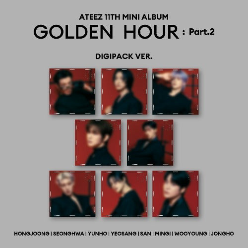 〔 Digipack 〕 ATEEZ 11th EP 『 GOLDEN HOUR : Part.2 』