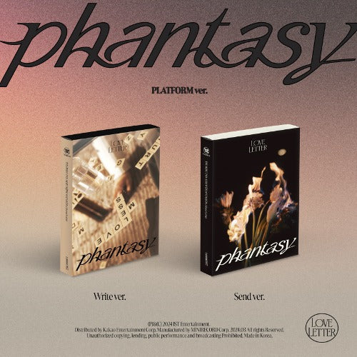〔 Platfrom 〕 THE BOYZ 2nd Album 『 Phantasy_Pt.3 Love Letter (Write ver./ Send ver.) 』