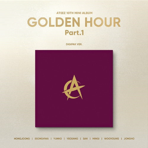 〔 Digipack 〕 ATEEZ 10th EP 『 GOLDEN HOUR : Part.1 』